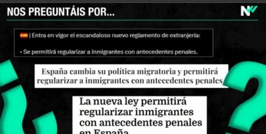 Qué establece el nuevo reglamento extranjería sobre la regularización de inmigrantes con antecedentes penales